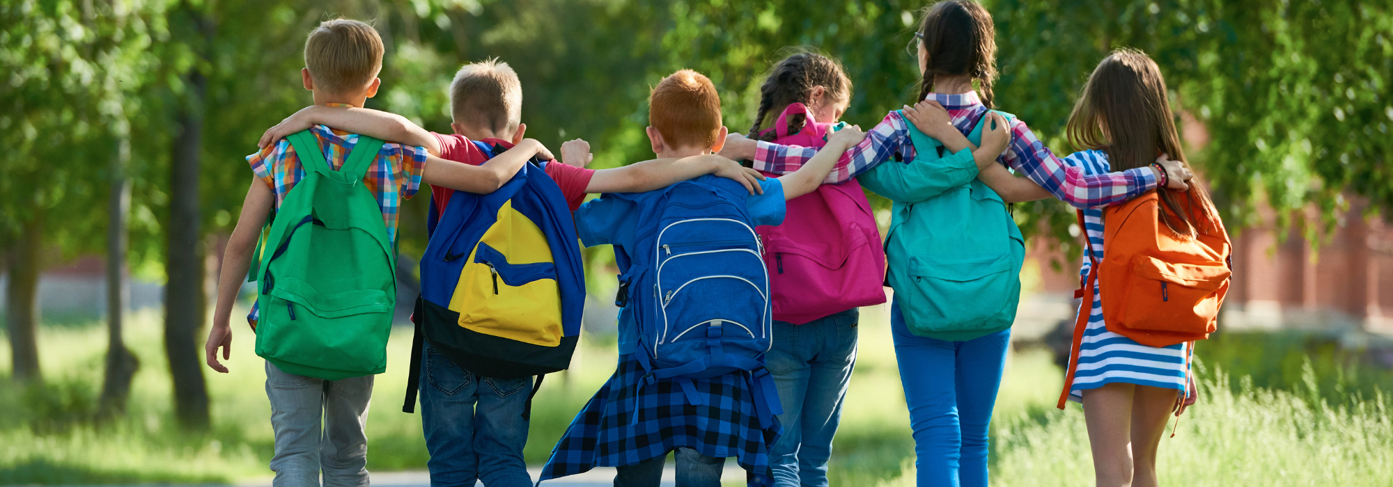 Children walking together