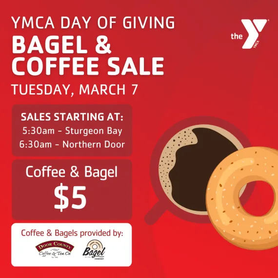 Coffee and bagel sale