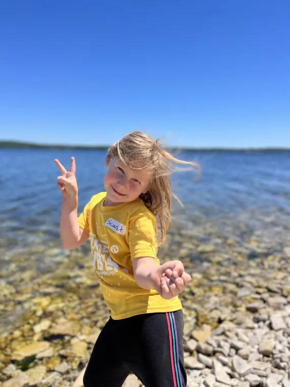 Camper at the Beach