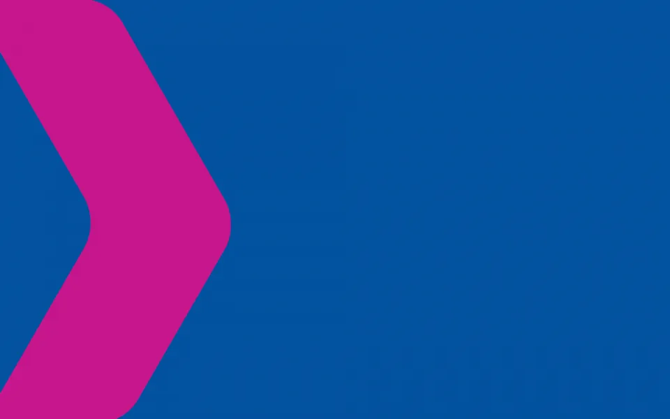 Winter 2 blue background with magenta chevron