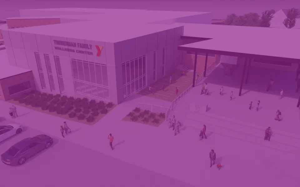 An artist's rendering of the exterior of the renovated Sturgeon Bay Program Center.
